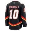 Män Ishockey Calgary Flames tröja Fanatics Premium Jonathan Huberdeau 2024-25 Svart Tredje